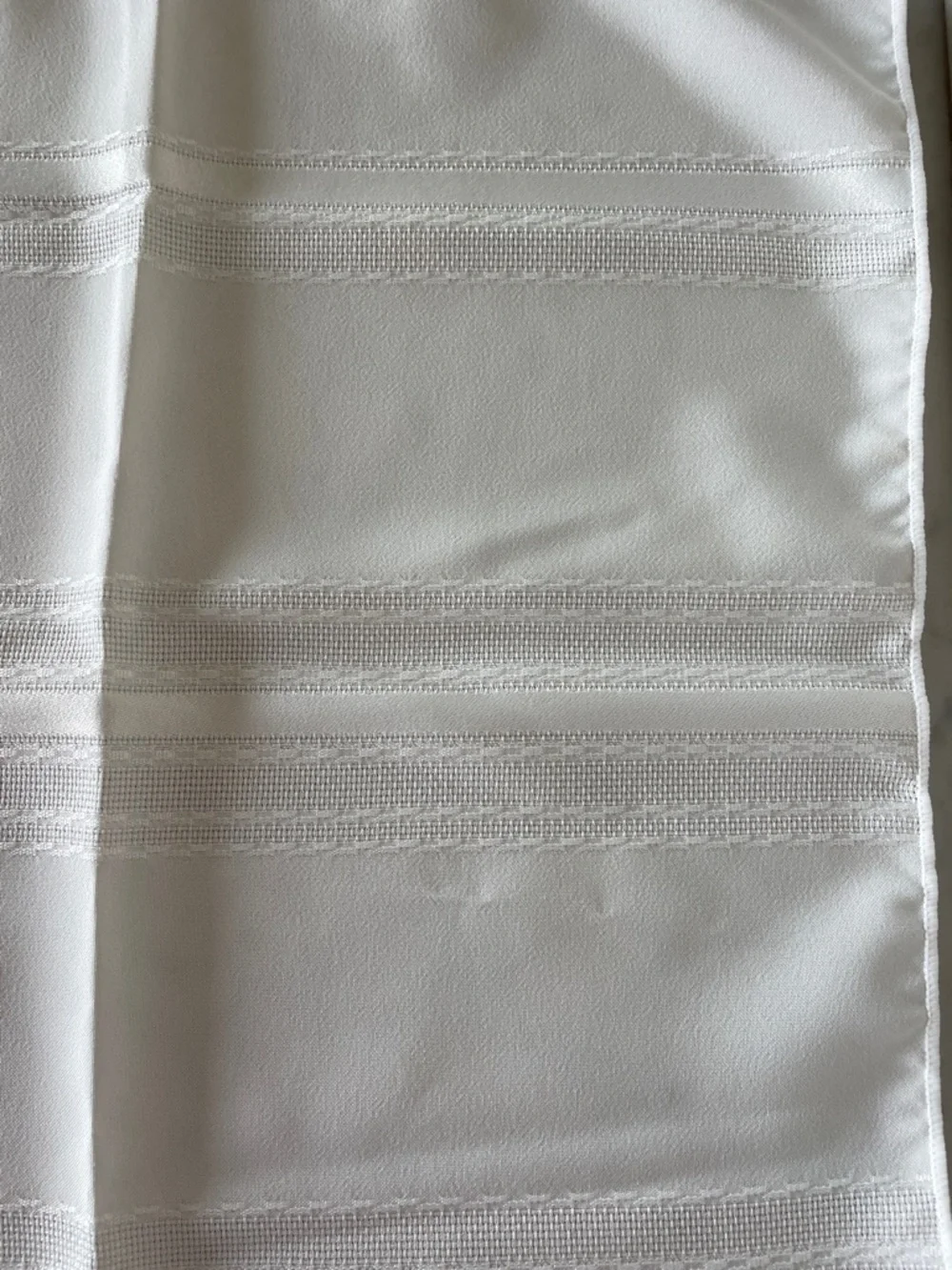 VINTAGE Set of White Hemstitched Cloth Napkins (6)